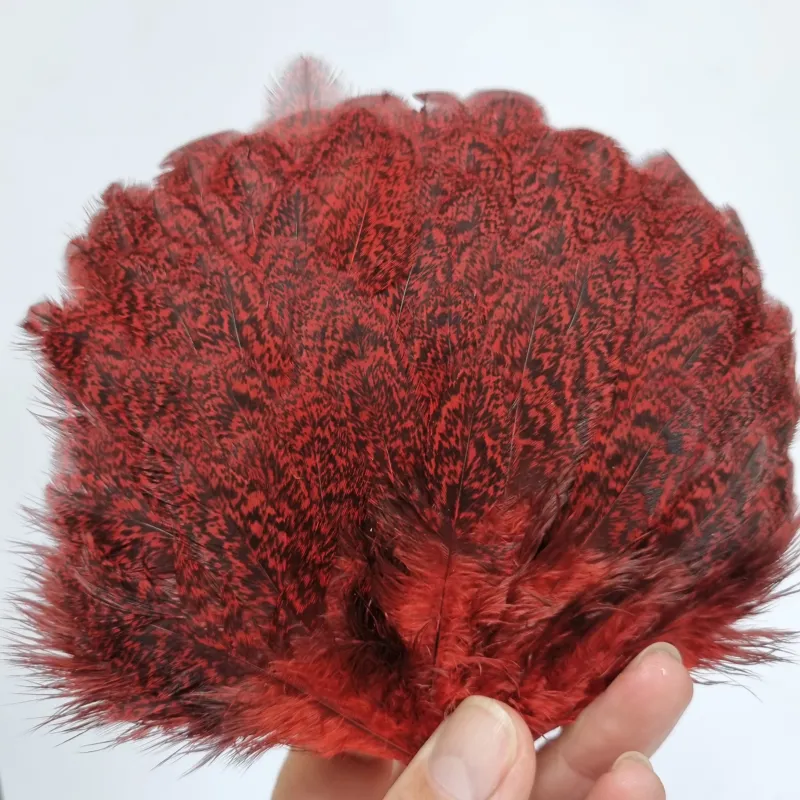 Whiting Coq de Leon Hen Saddle in Speckled Red-5